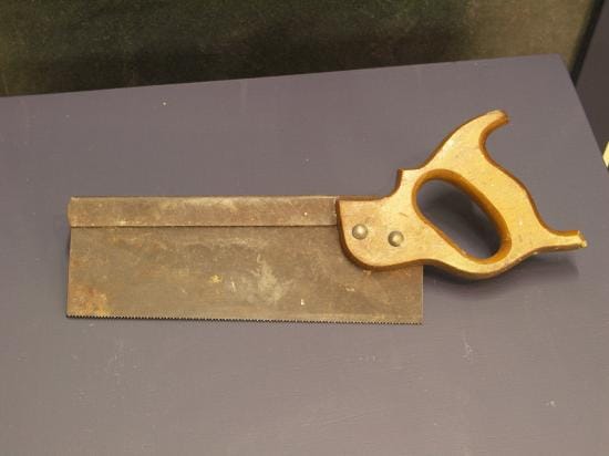 Progress on John's saw