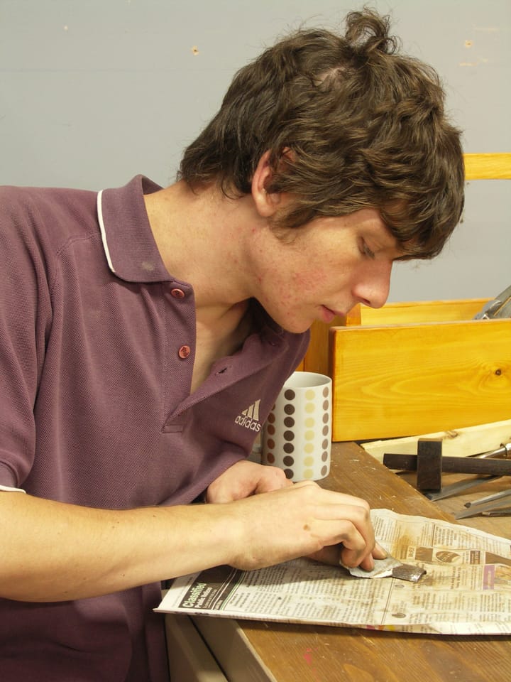 Restoring woodworking gouges: project 2 part 1