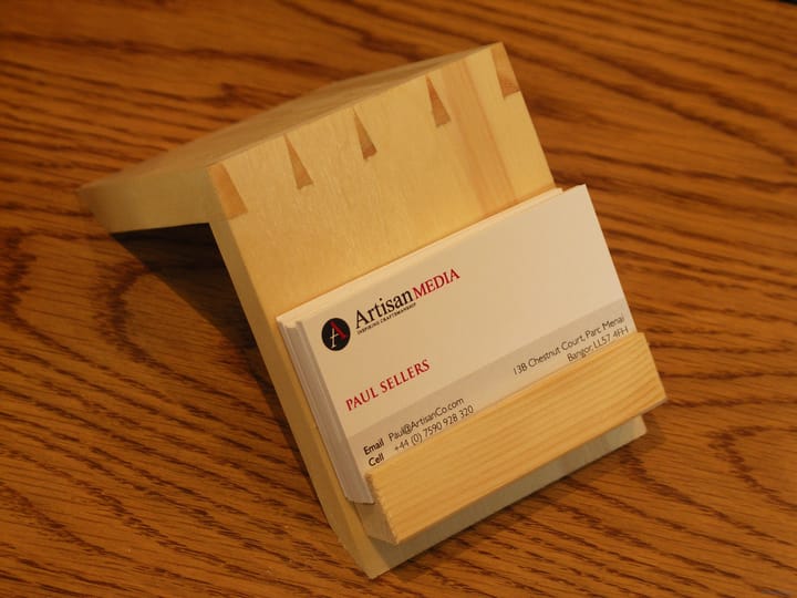 My new business card holder