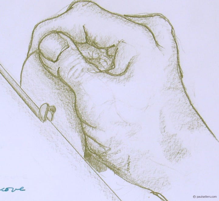 Palm gauge-cum-beading tool #1