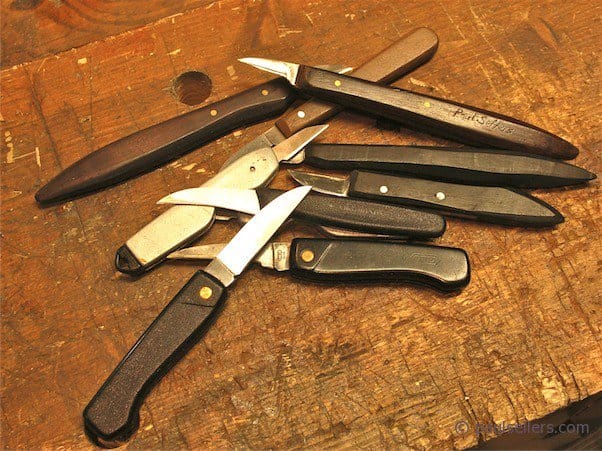 Knives are shaped for purpose