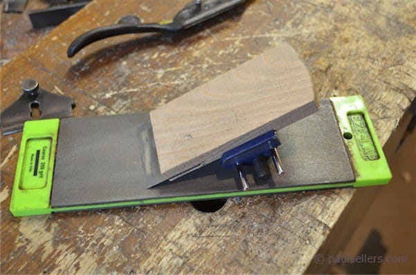 Grinding and honing spokeshave blades