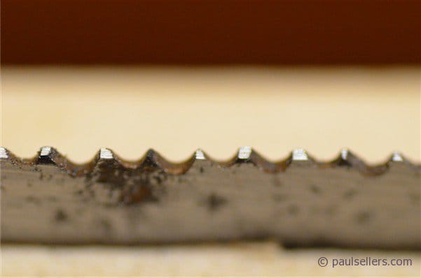 Today in my workshop - sharpening a tenon saw