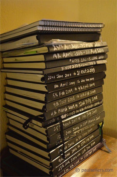 Drawings, journals and stuff like that