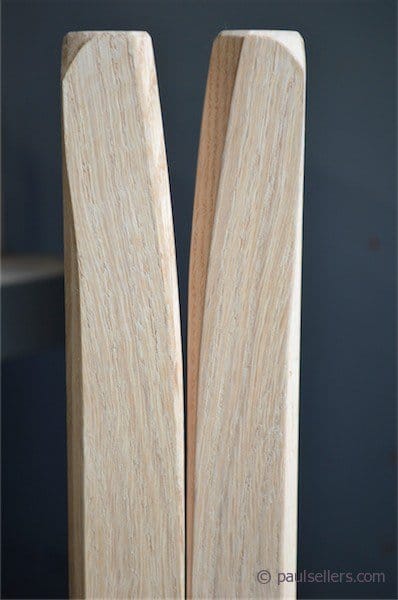 Veneering for Book-matched Legs