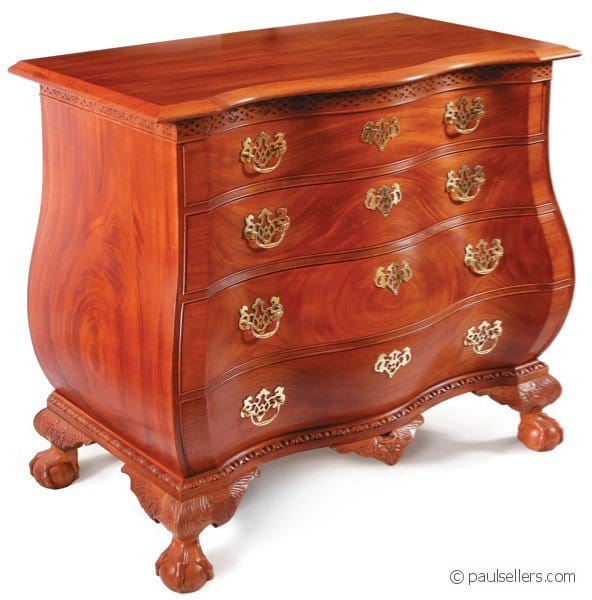 Dan Faia's Bombe Chest - Masterful Beauty in Wood