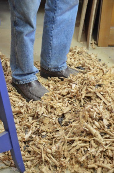 Using the Card Scraper - A Good Heel Beats Two Thumbs