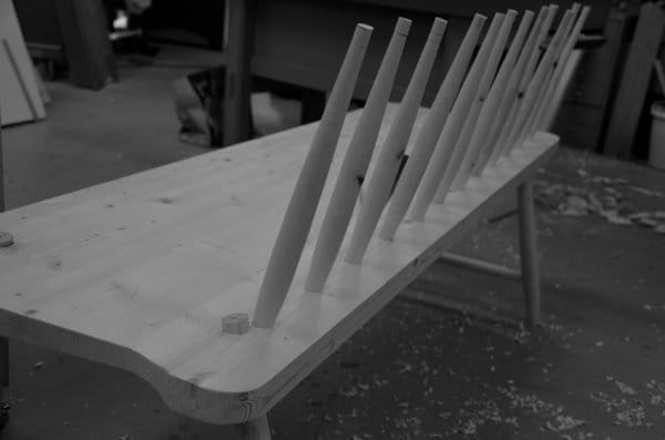 Real Woodwork is Black and White