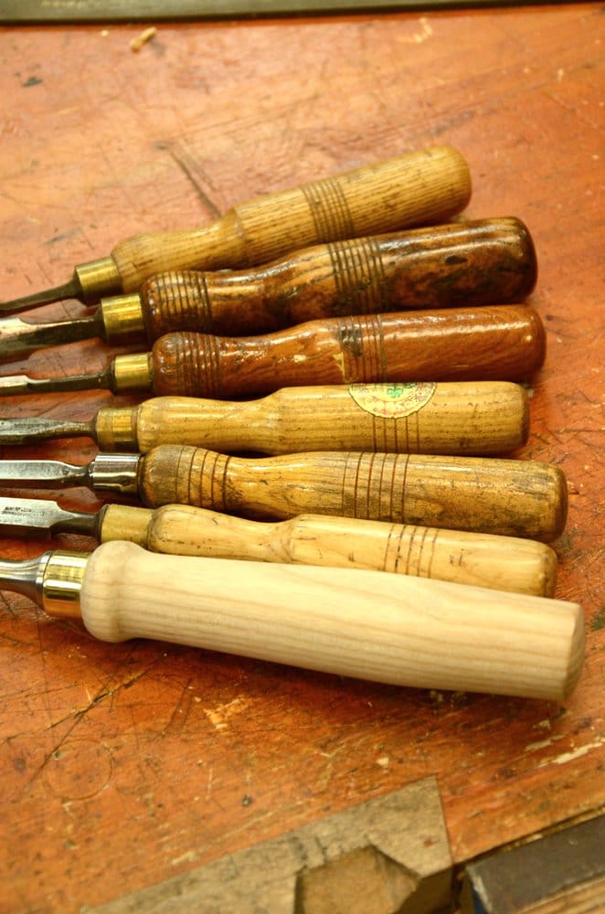 Changing the Shape of Ash Chisel Handles