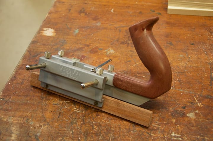 Ploughing grooves using a simpler Stanley