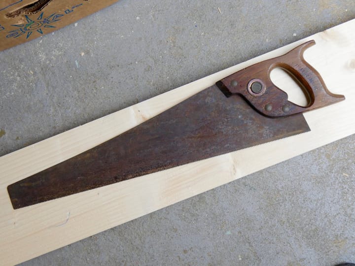 Heavy rust—Being left unused for decades