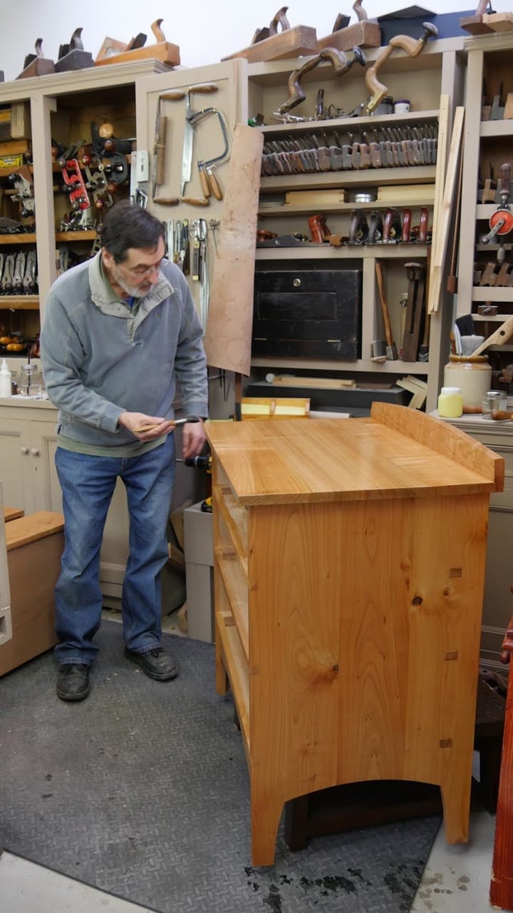 Final Finish a Dresser Coated