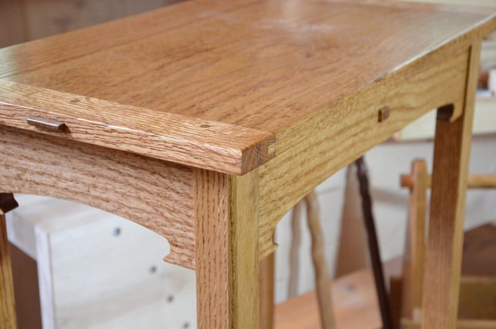 Breadboard Ends With Draw-bore Pins. Love 'em!