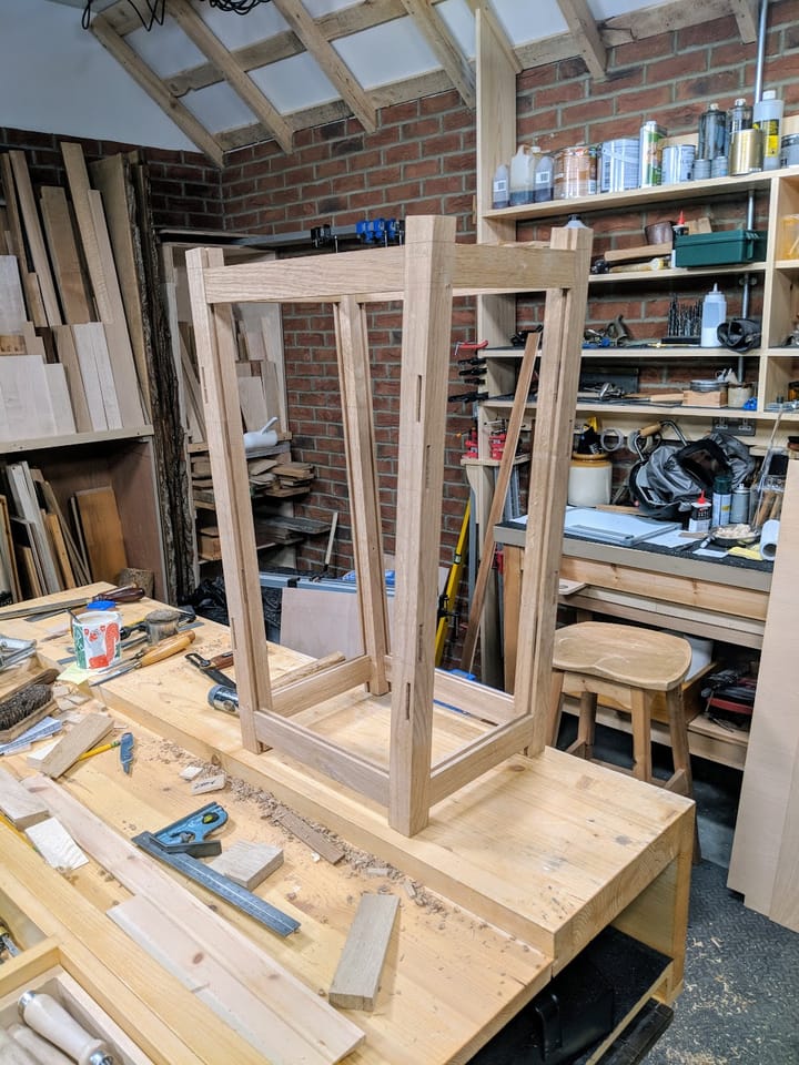 Today I Chopped 16 Mortise Holes