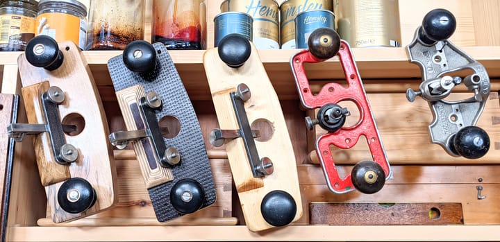 Many Mortises in five tables . . .