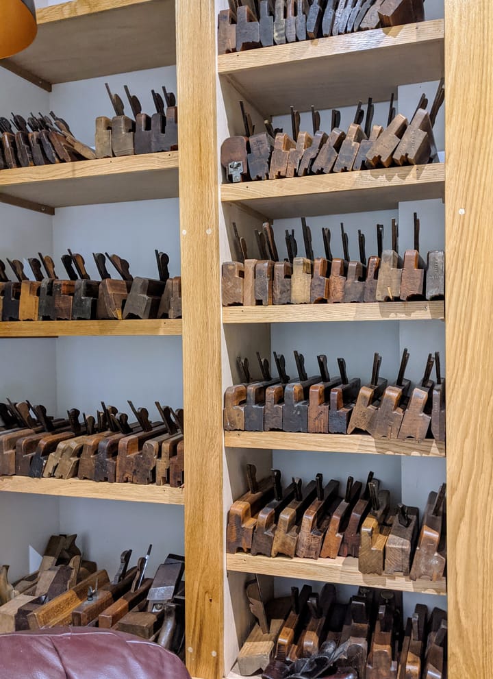 On Owning a Few moulding Planes