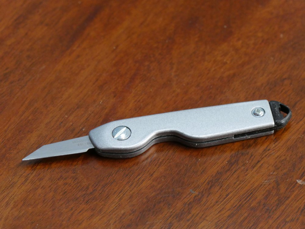 The original knife with powder coated for grip
