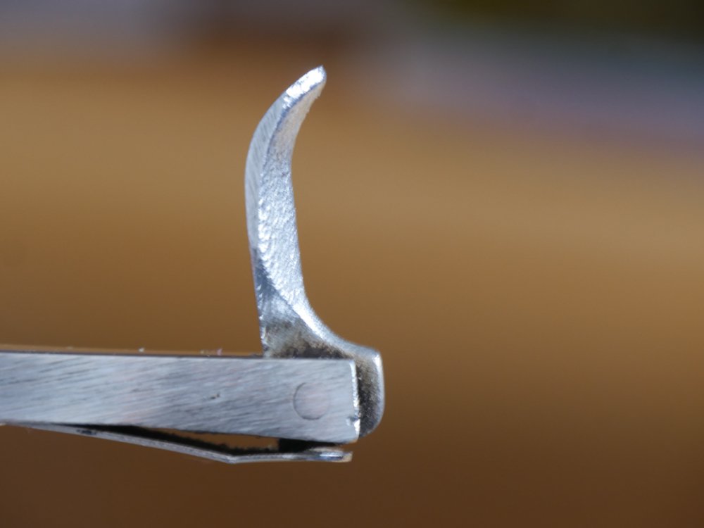 ...until the fully loosened point that fully releases the cap iron for removal.