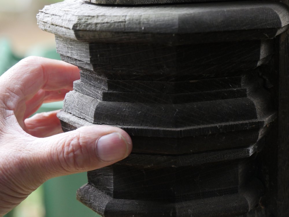 Dismantling a section...