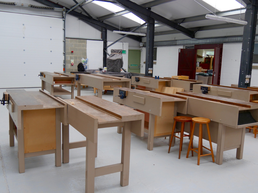 Good light, good benches, plenty of space and the right tools. Spell success!