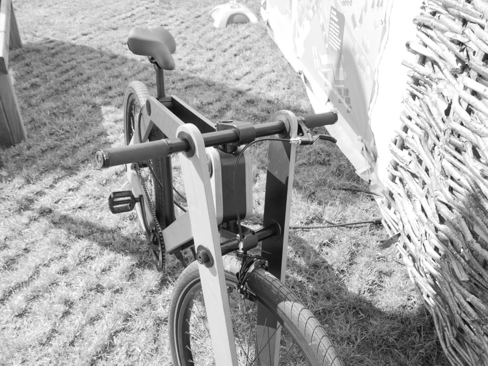 I like bikes with frames made from wood, even plywood.