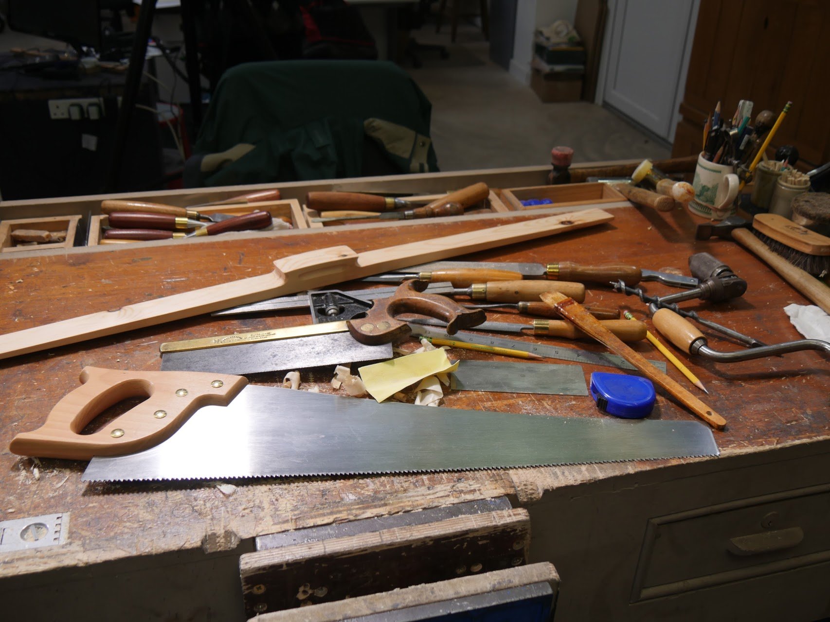 straightedge and tools